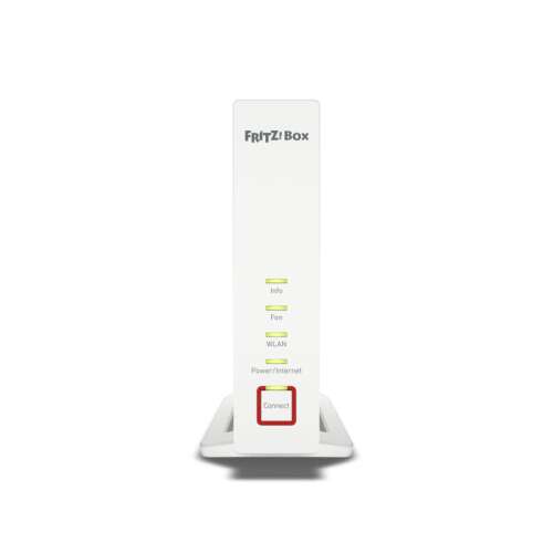 AVM FRITZ!Box 4060 vezeték nélküli tri-sávos gigabites router, elülső nézet