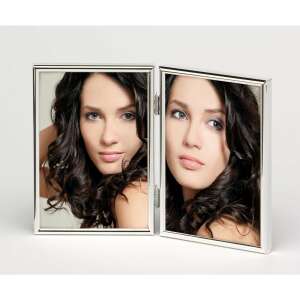 Walther Chloe dupla képkeret, ezüst, 2 képhez, 22,2x16,2 cm - Walther