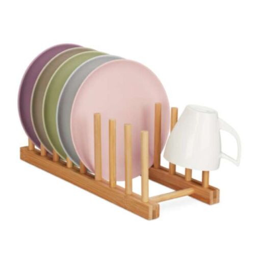 ASATU Bambusz Edényszárító - 34x12,5 cm 165633902 - Konyha és étkezés