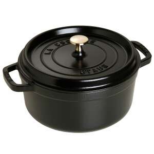 Staub La Cocotte 24cm liatinový hrniec s pokrievkou, čierny - Staub