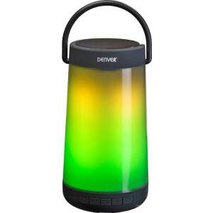 Denver BTL-311 portable Bluetooth speaker with built-in LED light, black - Headphone and Bluetooth Speaker