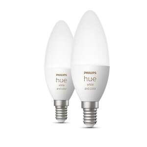 Philips Hue White and Color Ambiance E14 smart light bulbs, 2 pack - Bulb
