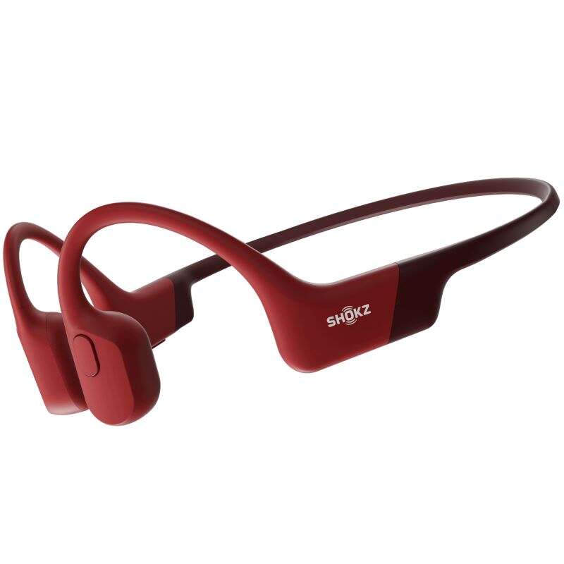 Shokz openrun wireless headset - piros