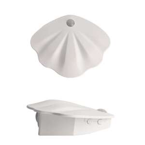 Lumină de noapte activată prin mișcare Dollcini, lumină de noapte cu LED magnetică cu senzor de mișcare, lumină cu senzor de mișcare reîncărcabilă în formă de carcasă pentru orice locație, 400412E, alb