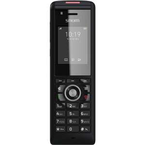 Snom M85 schwarzes IP DECT Telefon, Vorderansicht - Bürotechnik
