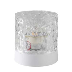 Dollcini Wave Crystal Lampa stołowa Sterowanie dotykowe, Lampka nocna zmieniająca kolor RGB z pilotem, Możliwość przyciemniania oświetlenia zimnej wody do sypialni, Dekoracja ścienna do salonu, Oświetlenie otoczenia do restauracji/baru/pokoju gier, 429121, wielokolorowe