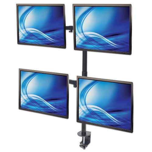 Uchwyt biurkowy na 4 monitory LCD Manhattan 461566