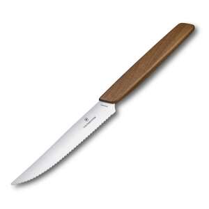 Victorinox Swiss Modern Steak kés, 12 cm, diófa nyél - Victorinox