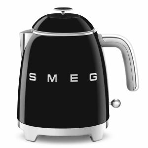 Мини електрическа кана Smeg KLF05BLEU, 50's Style, 1400 W, 800 мл, Черна (KLF05BLEU) 133406874 - Чайник