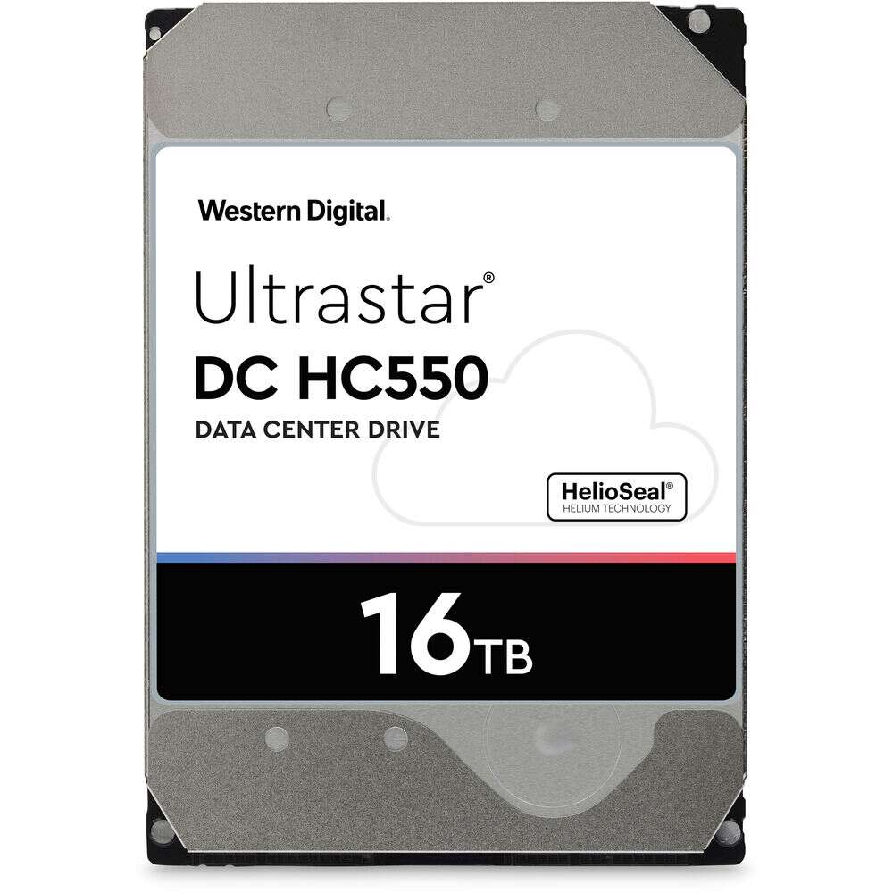 Western digital 16tb ultrastar dc hc550 sas 3.5" szerver hdd