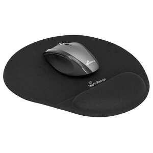 MediaRange MROS250 mouse pad with wrist rest, black - MediaRange