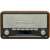 Denver DAB-18 Digitalradio mit Holzgehäuse, Vorderansicht