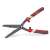 WOLF-Garten HS-WP sövényvágó olló, piros és szürke színben, sövények és bokrok metszéséhez