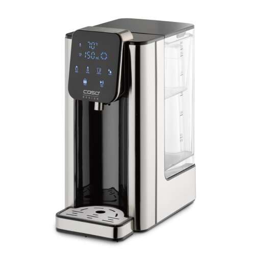 Caso HW 660 Automata kávéfőző, stainless steel and black water dispenser with digital display