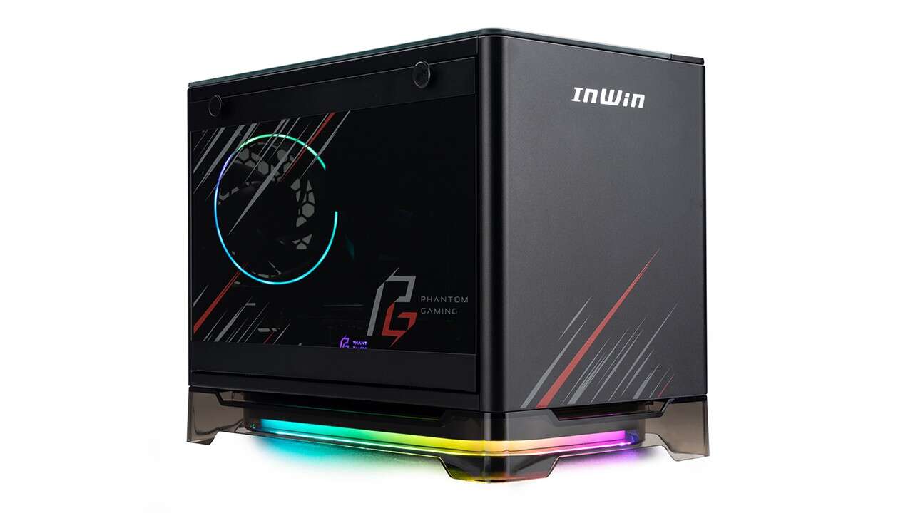 Inwin a1 plus phantom gaming számítógépház - fekete + 650w psu