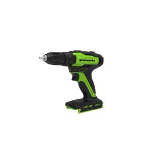 Greenworks 3704007 cordless drill driver isolated on white - Drill and Screwdriver