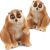 Schleich Slow Loris toy figure, two figurines