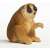Schleich Wild Life Slow Loris figure, brown, sitting, front view