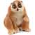 Schleich Wild Life Slow Loris figure, brown, sitting, front view