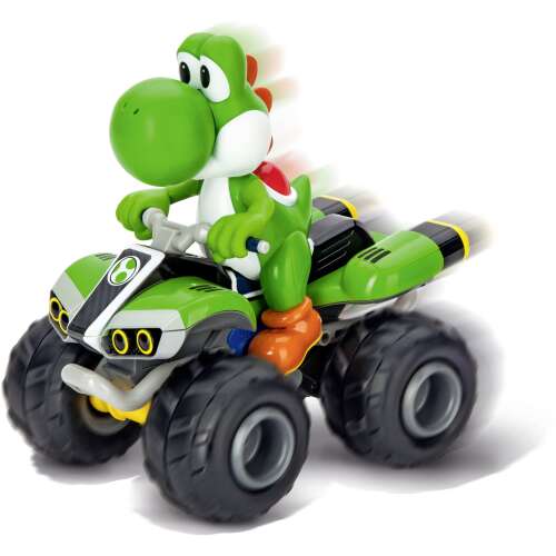 Carrera RC Mario Kart Yoshi Quad samochód zdalnie sterowany z figurką Yoshi, skala 1:20