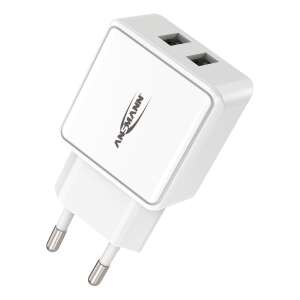 Ładowarka sieciowa Ansmann HC212 z dwoma portami USB, biała, 12W - Ansmann