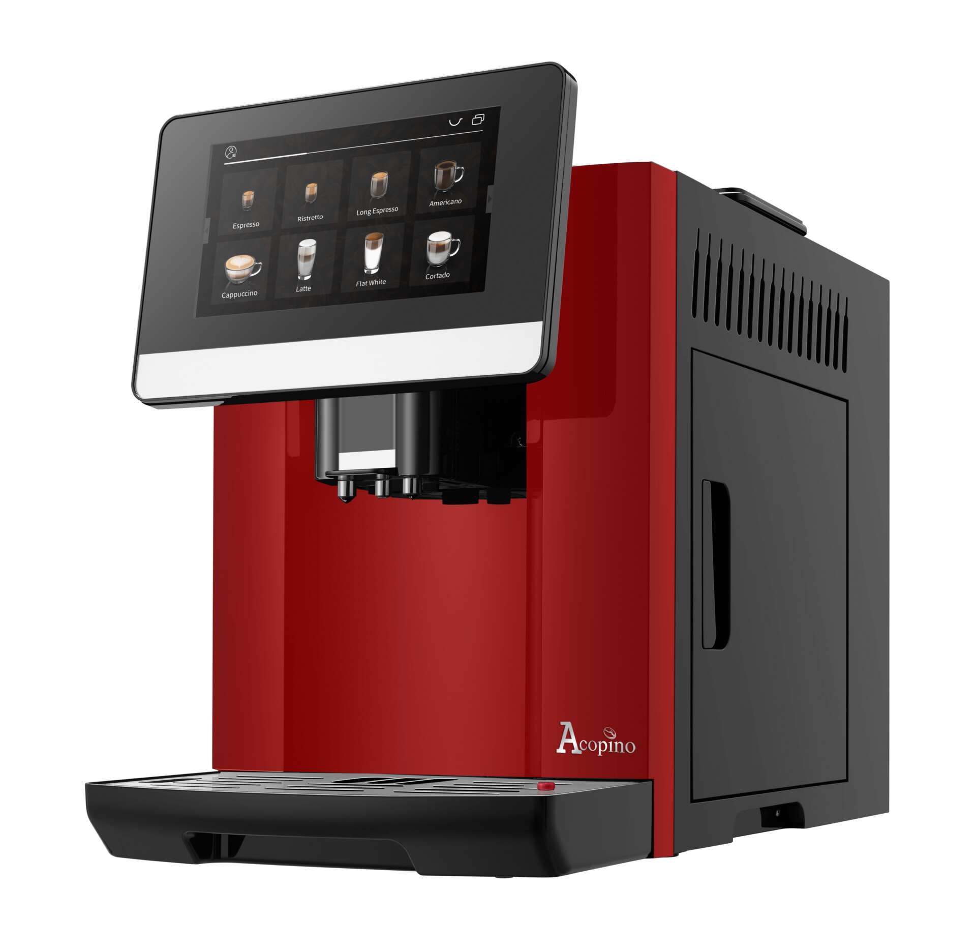 Acopino barletta automata kávéfőző - piros