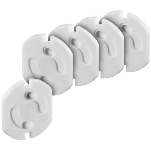 Goobay 51319 Child Safety Socket Covers, 5 pack, white