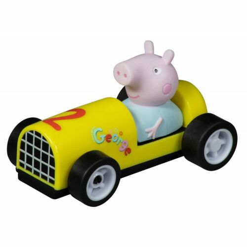 Carrera FIRST Peppa Pig George sárga versenyautó játék
