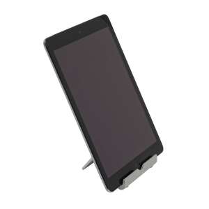 Terratec iTab Tablet- und Telefonständer - Silber, Tablet-Ständer, Telefonständer, Schreibtischständer, verstellbarer Ständer, Universalständer - Terratec