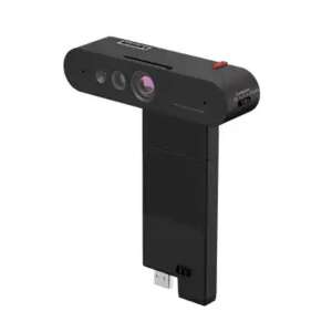 Webcamă Lenovo ThinkVision MC60 pentru monitor, 1080p Full HD pentru videoconferință, cu microfoane duale cu anulare a zgomotului - Camere web