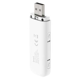 Brovi E3372-325 4G LTE USB Dongle, alb, vedere laterală - Routere Wi-Fi, adaptoare