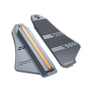 Graugear G-PS5HS04 Cooler SSD M.2 NVMe pentru PS5 - Radiator Heatpipe - Ventilator de PC