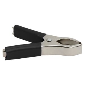 75 mm-es Krokodilcsipesz - 30A - Fekete PVC Szigetelés