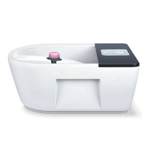 Beurer FB 60 lábfürdő, fehér és szürke színben, oldalnézet