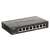 D-Link DGS-1100-08PV2 Gigabit PoE Switch, widok pod kątem, 8 portów