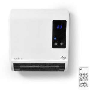 Nedis HTBA20WT Wandheizkörper für Badezimmer mit Fernbedienung 2000W - Weiß