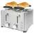 Proficook PC-TA 1252 4-slice toaster with toasted bread inside