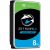 Seagate 8TB SkyHawk AI Surveillance HDD packaging, angled view