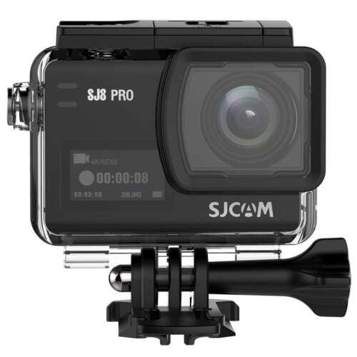 Cameră de acțiune SJCAM SJ8 Pro 4K, neagră, vedere din față