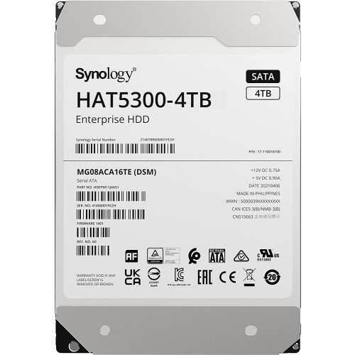 Synology HAT5300-4T SATA 3,5" NAS-Festplatte