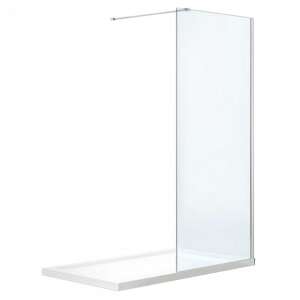 Leziter WI01-70 Walk-in Shower Enclosure, 70x195 cm, 8mm Glass - Leziter