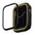 Uniq Moduo Apple Watch case, black with yellow trim, 38/40/41mm