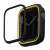 Uniq Moduo Apple Watch case, black with yellow trim, 38/40/41mm