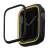 Uniq Moduo Apple Watch case, black with yellow trim, 38/40/41mm