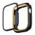 Uniq Moduo Apple Watch tok, fekete sárga szegéllyel, 38/40/41mm