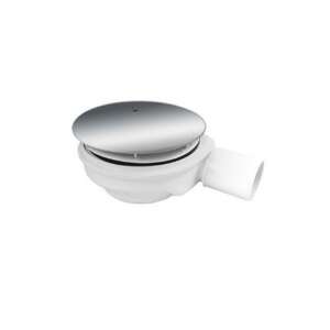 SPEED90ALACSONY Speed 90 odpływ prysznicowy o niskim profilu z chromowaną pokrywą - Zlewozmywak i syfon zlewozmywakowy