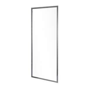 Leziter LF1280 shower wall, 80x185 cm, clear glass, chrome frame - Leziter