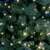 Micro LED string lights on Christmas tree, cool white, green wire
