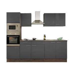 Bloc de bucătărie Yorki 270 cm cu front antracit, mobilier de bucătărie modern - Seturi de mobilier de bucătărie