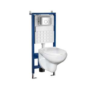 Set rezervor WC montat pe perete Roya Doris 82CHR 91438714 - Rezervoare WC